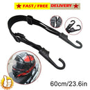 2X Motorcycle Luggage Helmet Strap Adjustable Bungee Cord Luggage Elastic Straps