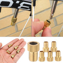 Accessories 5PCS Pump Connector Adapter Bike Valve Converter Presta to Schrader