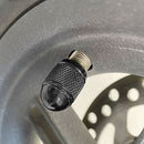 2pcs Electric Scooter Valve Stem Cap Dust-proof Cover for M365 Pro (Black) Newly