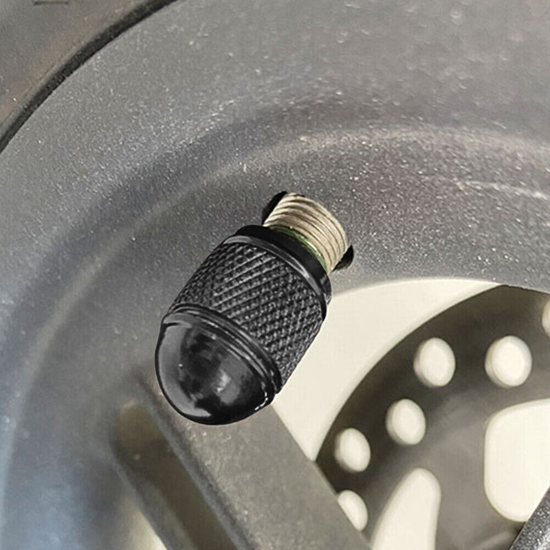 2pcs Electric Scooter Valve Stem Cap Dust-proof Cover for M365 Pro (Black) Newly