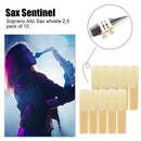 10pcs Eb Alto Saxophone Reeds Strength 2.5 Sax Woodwind Instrument Parts Newly