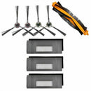 Main Brush + Filters + Side Brush for Ecovacs Robotics Deebot 900 901 Vacuum Part