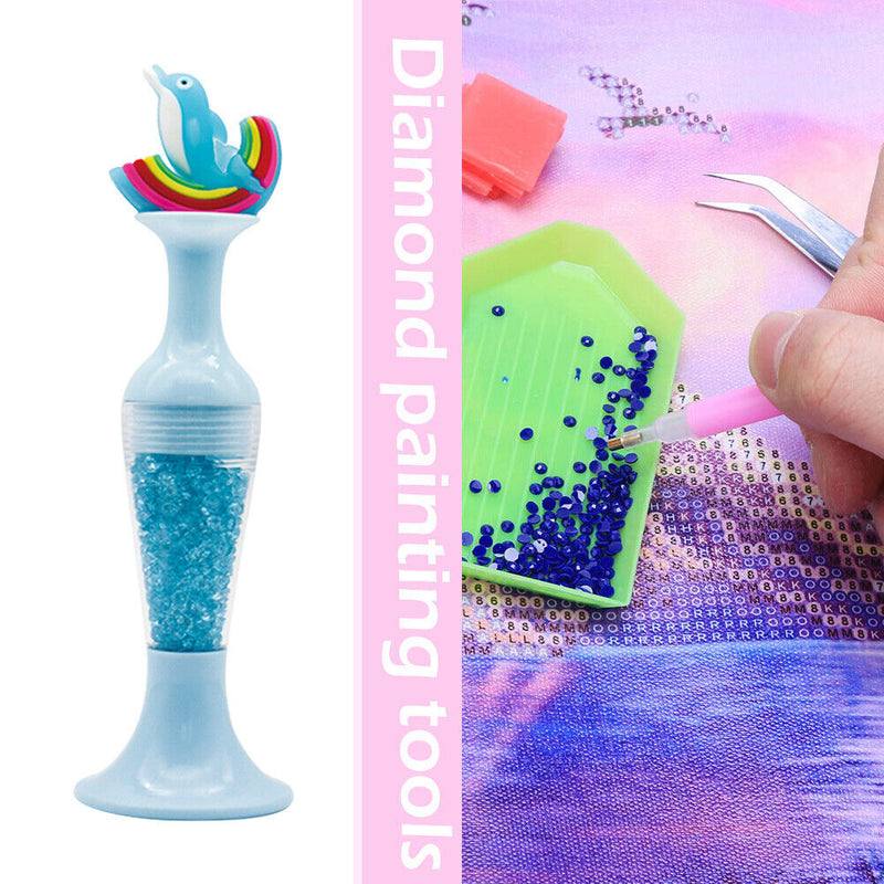 #A 5D Diamond Painting Point Drill Pen Vase Shape DIY Nail Art Picker Accessor