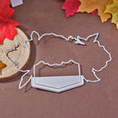 2pcs DIY Silicone Transparent Seals Stamps+Cutting Die for Album (MS-683)