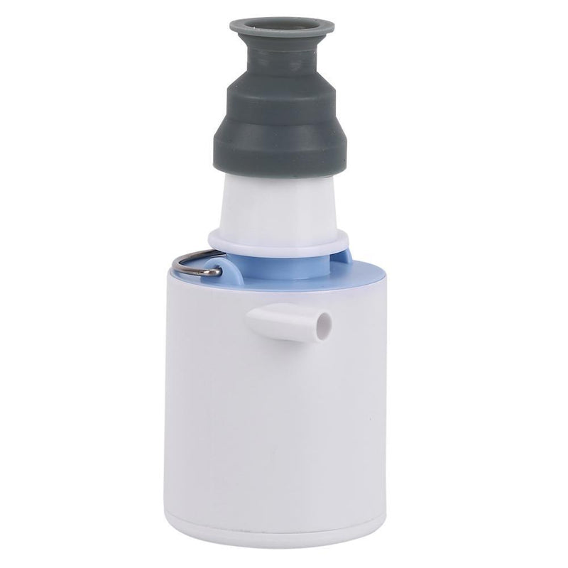 Mini Air Pump 1300mAh Rechargeable Air Pump Quick Inflate Deflate (Blue)