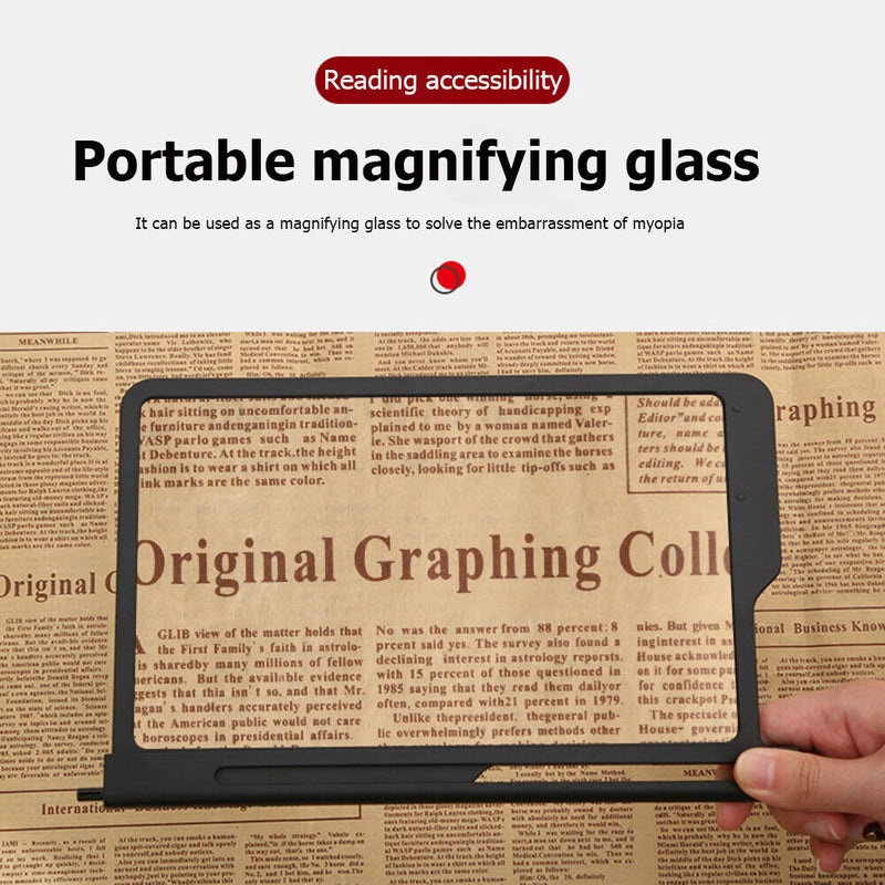 Cell Phone Screen Magnifier Pull-out HD Portable Video Amplifier Stand Bracket
