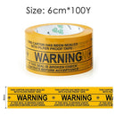 Logistics Express Box Adhesive Warning Tape Carton Sealing Package Tape