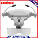 Magnifying Glasses Loupe Headband Magnifier with LED Light Optical Glass Tools