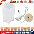 DIY Crystal Silicone Mold Night Light LED Lamp Holder Bottle Stopper Mould