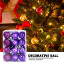 24pcs/box Christmas Balls 3cm Hanging Shopping Mall Ceiling Ornament (E) Newly