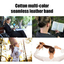 50pcs Solid Color Scrunchies Women Elastic Hair Rings Ponytail Holder Ornaments