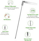 Full Spectrum Timer Grow Light Indoor Plants Growing Lamp LED Plant Light