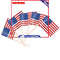 100pcs American Toothpick Flag - Vivid Bright Double-sided Printing Banner Decor