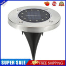 8x12LED Solar Buried Light Waterproof Outdoor Lawn Ground Lamp (Warm White)