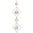 Fashion Suncatcher Crystal Pendant Moon Sun Ball Prism Drops Rainbow Maker