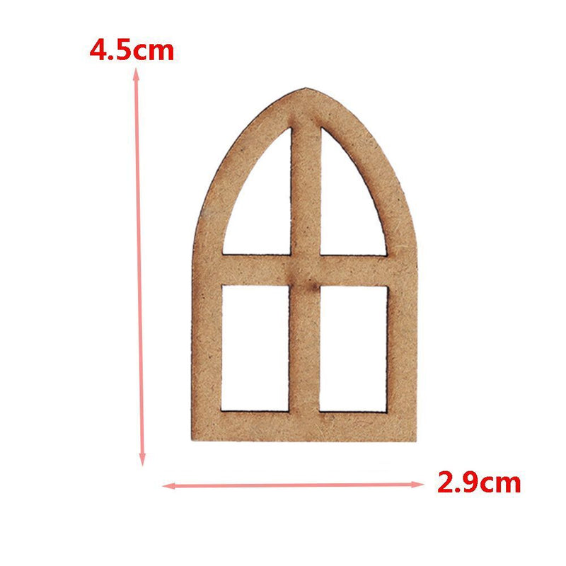 DIY Crafts Card Decor Scrapbooking Frame Carved Embellishment Wooden Ornaments