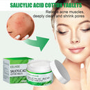 60pcs Salicylic Acid Cotton Sheet for Acne Shrinking Blackheads Skin Care