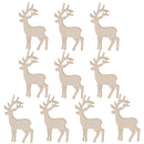 Decorations Christmas Tree Hanging Wooden Elk Decor Reindeer Hanging Card