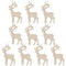 Decorations Christmas Tree Hanging Wooden Elk Decor Reindeer Hanging Card