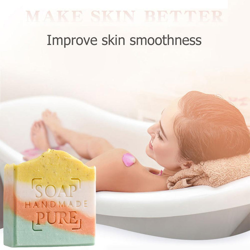 Aloe Lemon Handmade Soap Cleansing Moisturizing Bath Shampoo Soap Skin Care