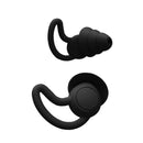 Silicone Ear Plugs Sound Insulation Anti Noise Sleeping Earplugs (Black)