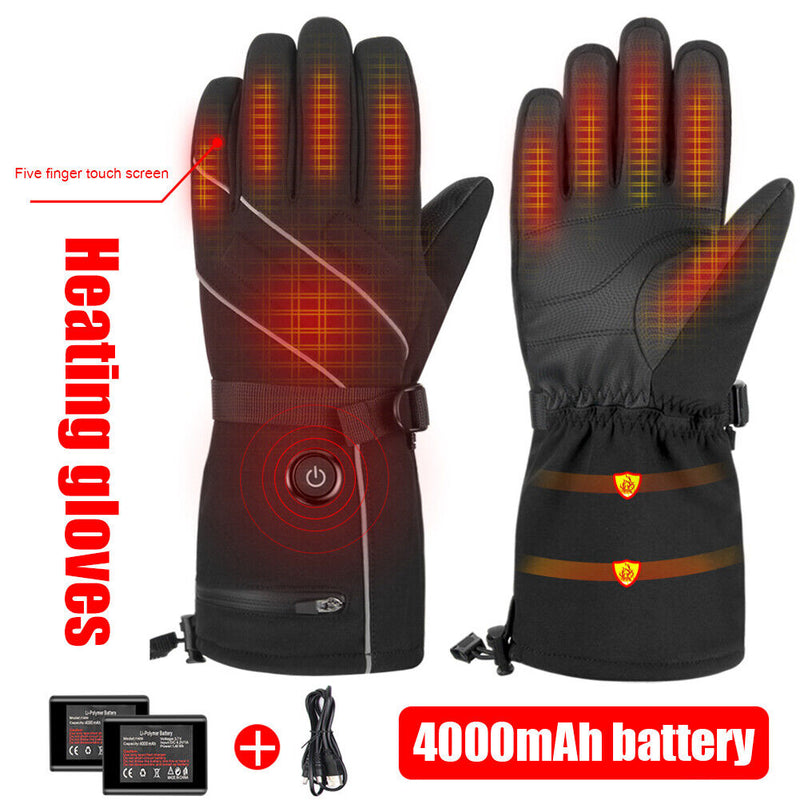 Unisex Touchscreen Winter Thermal Warm Gloves Anti-Brief Waterproof Fleece Lined