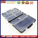 Double Sided Folding Fishing Tackle Box Multi Compartment Bait Hook Storage