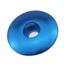 MTB Road Bike Stem Top Cover 28.6mm Bicycle Fork Tube Headset Cap (Blue) Newly