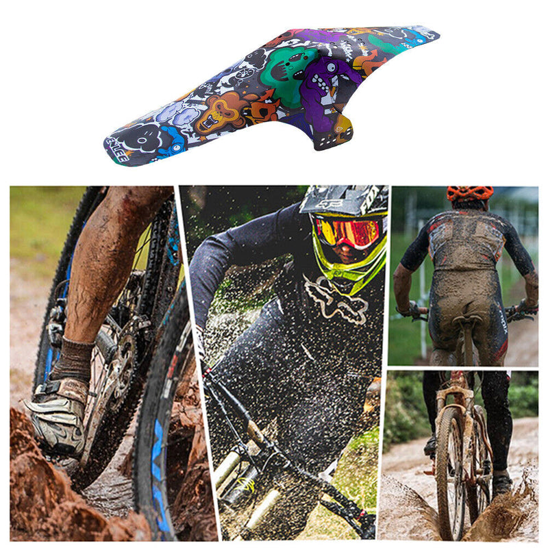 Bicycle Front Rear Wheel Fenders Mountain Bike Mudguard Wheel Eyebrow Prote