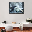 5D Diamond Painting Kit Wolf Full Round Drill Rhinestone DIY Wall Art Crafts Set