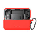 Wireless Microphone Charging Compartment Box for DJI Action 2/OM 5 (Red) Newly