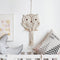 Braided Owl Cotton Pendant Wall Decoration with Cotton Rope Handmade Woven Ropes