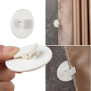 Buckle Home Seamless Windproof Self Adhesive Fixing Clip Shower Curtain Clips