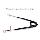 2x Portable Stainless Steel Fish Mouth Opener Jaw Spreader Hook Lock Remove