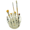 Art Supplies Using Paint Brush Penholder White Round Pro Plastic A4E4 L6I0 S5E6