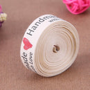 5 Yards Love Pattern Ribbon Fashion Label Keywords Craft DIY Bowknot Accessories