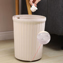 4x Adhesive Casters Pulley Rollers for Cabinet Trash Can Wheel Box (White)