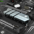 JEYI ColdFish-Gray M.2 NVME NGFF SSD Heatsink Computer Cooling Thermal Pad Newly