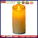 Flameless LED Candles Light Simulation Flickering Pillar Tea Lights Home Decor