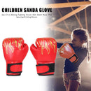 2pcs Kids Muay Thai Karate Punching Flame Gloves Boxing Training Fighting G