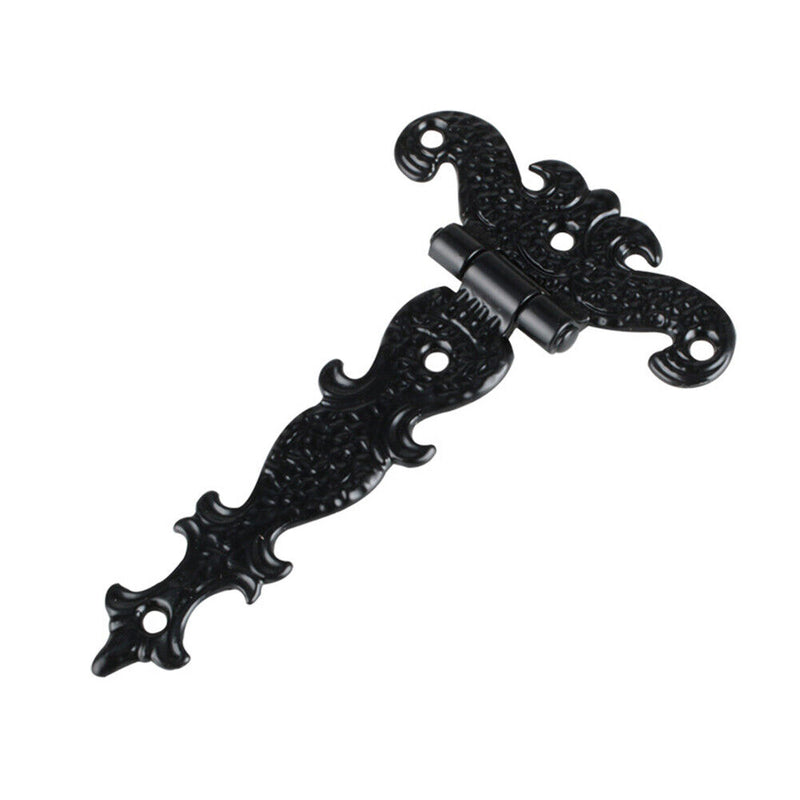 Retro Hinge Door Connector Zinc Alloy Drawer Furniture Hinge Door (Black) Newly