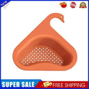 Colander Sink Strainer Kitchen Sink Shelf Faucet Hanging Basket (Orange)