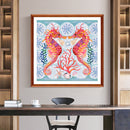 Diamond Painting 5D DIY Sea Horse Full Round Drill Rhinestone Picture Kit Newly
