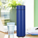 500ml Double-Layer Intelligent Temperature Insulation Water Bottle (Blue) Newly