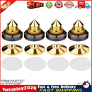 4pcs Speaker Spikes Stand CD Subwoofer Amplifier Turntable Isolation Feet Newly