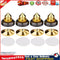 4pcs Speaker Spikes Stand CD Subwoofer Amplifier Turntable Isolation Feet Newly