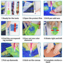 Numbers Kits Wall Decor Embroidery Cross stitch Sunflower 5D Diamond Painting