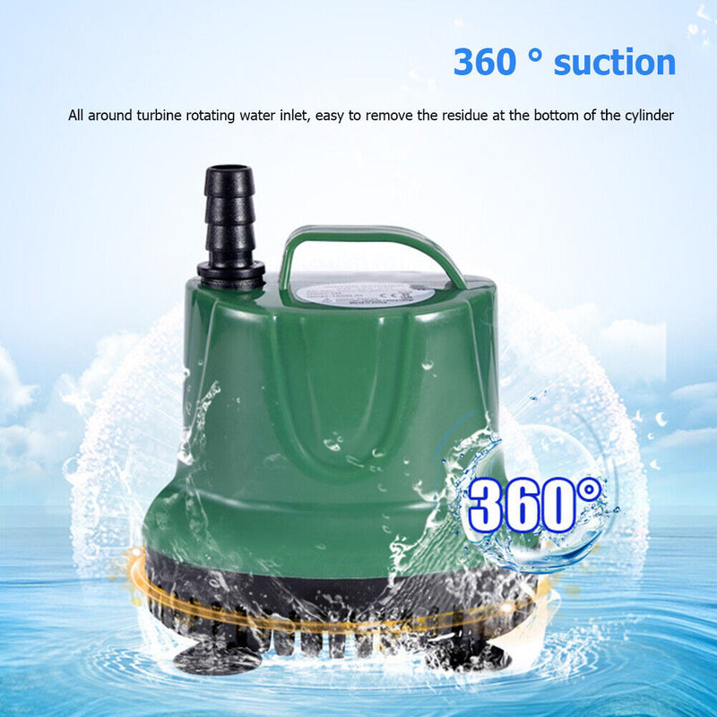 #A 5L 350L/H Aquarium Circulating Water Pump Household Bottom Suction Water Pump