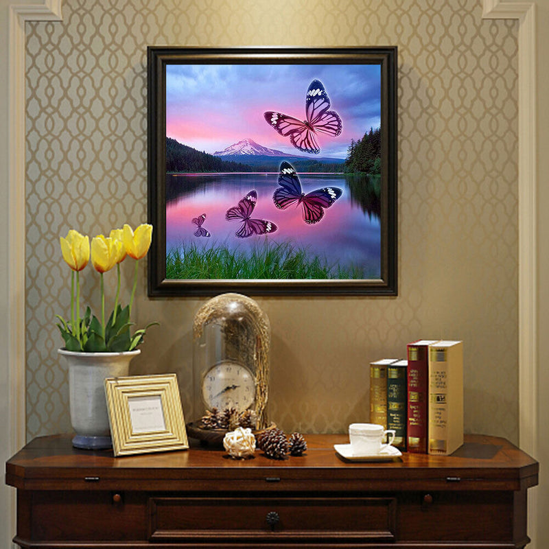 5D DIY Animal Diamond Painting Full Round Drill Rhinestone Art Crafts Home De