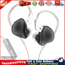 KZ EDC HiFi In-ear Wired Headphones Sports Gaming Earbuds with Mic (Black) Newly